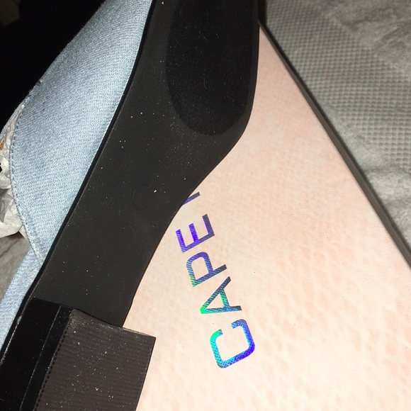 Cape Robbin denim mules - Picture 4 of 5